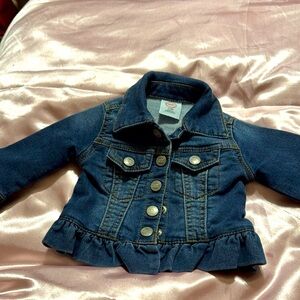 Blue jean jacket 0-3 months
